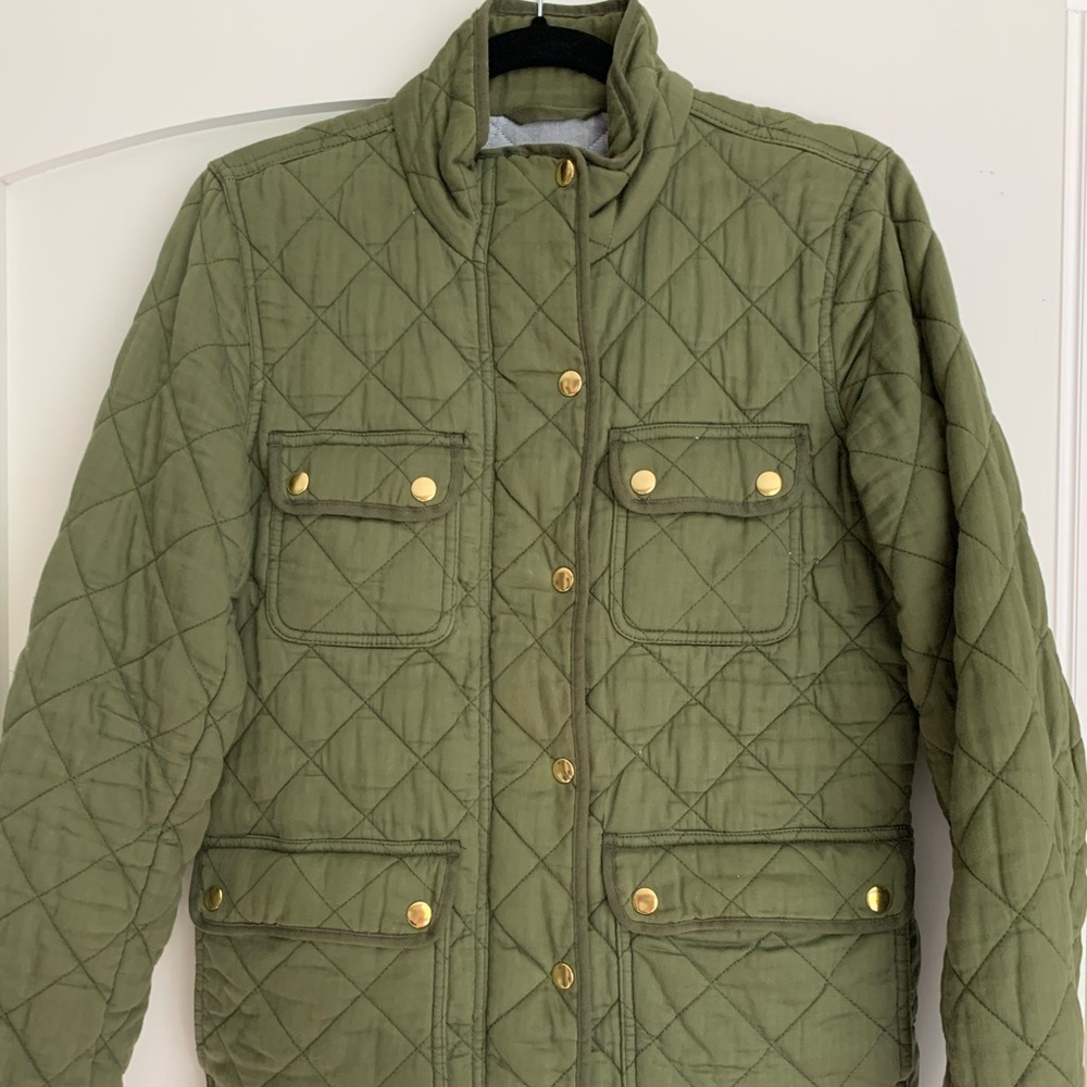 J. Crew Quilted Downtown Field Jacket